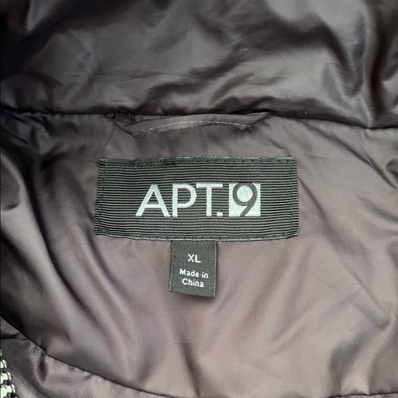 Apt. 9 Heavyweight Coat with hood, XL, Maroon - Picture 5 of 8